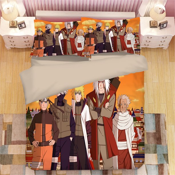 Naruto Bed Bedding Set Twin Full Queen King Size Itachi Akatsuki