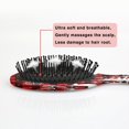 thumbnail image 5 of Red Christmas Pattern Hair Brush,Girls Detangling Hair Brush,Glide Through Tangles with Ease for Wet & Dry Hair,8.8"X2.8", 5 of 7