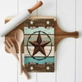 thumbnail image 2 of Dish Towels, Farmhouse Absorbent Kitchen Towels 1 PC, Wood Texture Barn Star Microfiber Hand Towels Dish Cloths Tea Towels for Home&nbsp; Bathroom,18X28-Inch, Brown Turquoise, 2 of 6
