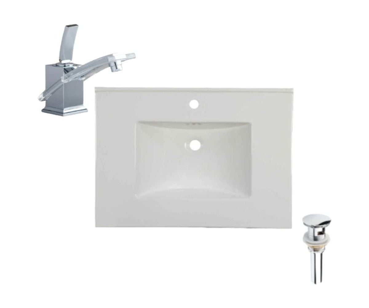 DROP Bath and Kitchen DR091426 Bathroom Vanity Top Set