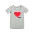 thumbnail image 2 of Mommy and Me Shirts Love Heart Printed Short Sleeve T-Shirt Tops Blouse Mother Daughter Matching Clothes Outfits, 2 of 8