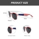 thumbnail image 2 of Decoraciones del 4 de julio, 3 piezas de accesorios para gafas de sol con bandera, Día de la Independencia, Día de los Caídos, Accesorios para fiestas del Día Nacional Patriótico, suministros de, 2 of 5