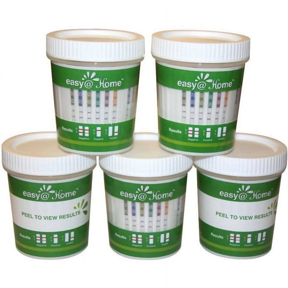 Easy@Home 5 Panel Urine Drug Test Cup, 5 Pack