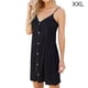 thumbnail image 1 of Vestido sin mangas con tirantes ajustables y cuello en V para niña, Negro, XXL Kearding AP001327-10, 1 of 7