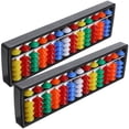 thumbnail image 3 of 2pcs Chinese Plastic Abacus for Math Practical Calculating Chinese Abacus Educational Math Learning Abacus, 3 of 8
