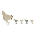 thumbnail image 2 of Lila's Dual-Tone Tabletop Metal Farmhouse Henhouse Set of 5, 2 of 6