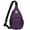 Purple, variant on HAWEE Anti Theft Backpack Purse for Women Purple Travel Daypack Cross Body Sling Bag Waterproof