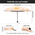 thumbnail image 3 of Star Pattern Umbrellas for Sun Auto Open Close UV50+ Waterproof 5-Fold Compact Fiberglass Frame, 3 of 6