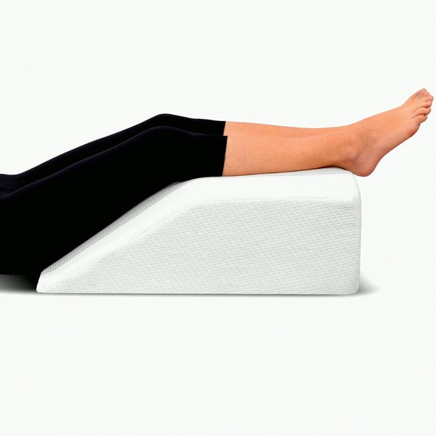 ElevateEase Memory Foam Leg Support Pillow Sciatica Back Pain Relief Wedge Improve Blood Circulation Reduce Leg Swelling Discomfort Walmart