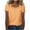 Yellow, variant on Sentmoon Womens Button T-Shirts Square Neck Short Sleeve Tops Stylish Casual Basic Oversized Summer Tops for Women 2025