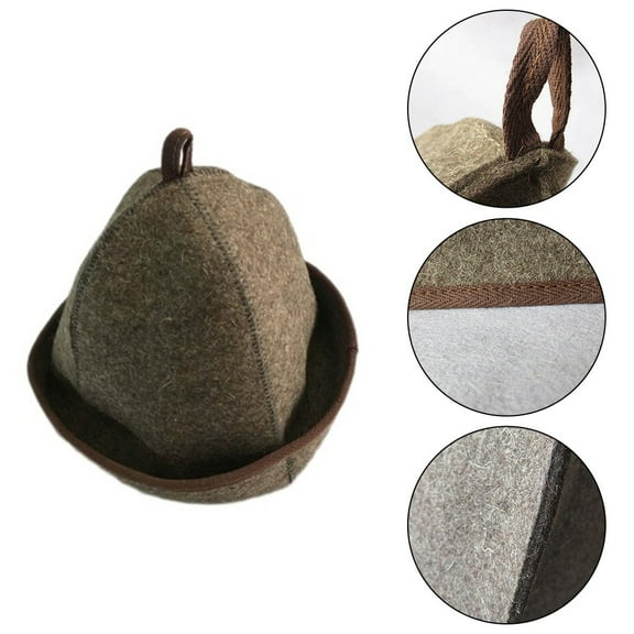 Sauna Felt Hats Bath wool House Banya Room Vaporarium Hats Cap Steam Portable