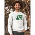 thumbnail image 2 of Flag Of Pakistan Sweatshirt Men -Image by Shutterstock, Male 5X-Large, 2 of 4
