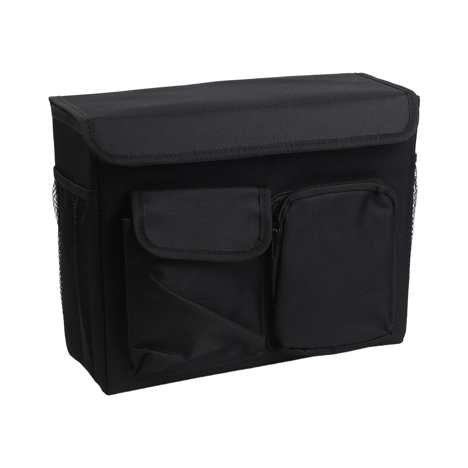 Walker Bag For Wheelchairs And Mobility Scooters With Side Storage Pockets, Large Capacity Organizer For Personal Items And Water Bottles, Black