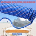 thumbnail image 6 of Wellmax Diamond Braid Nylon Rope, 1/2in X 100FT with Bonus 1/4in x25FT Cord UV Resistant, High Strength and Weather Resistant, 6 of 7