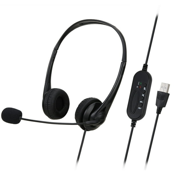 OWSOO SY490MV Call Center Wired Headset Wired Control USB Port With