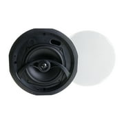 Saga Sound 6.5" 2-Way In-Ceiling Speakers (Pair, White, New)