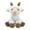 White, variant on Donkey Doll Figurine - Adorable Plush Toy for Home and Office Decor, Soft Squatting Sitting Animal Design with Subtle Hues, Safe for All Ages, Perfect for Various Settings