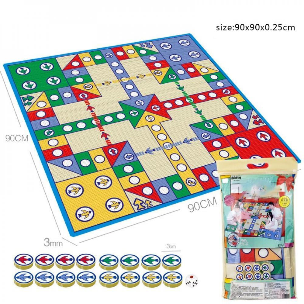 Multi-Function Waterproof Soft Non-Slip Flying Chess Carpet Aeroplane Chess Rug Kids Play Mat Baby Crawling Mats Floor Game 