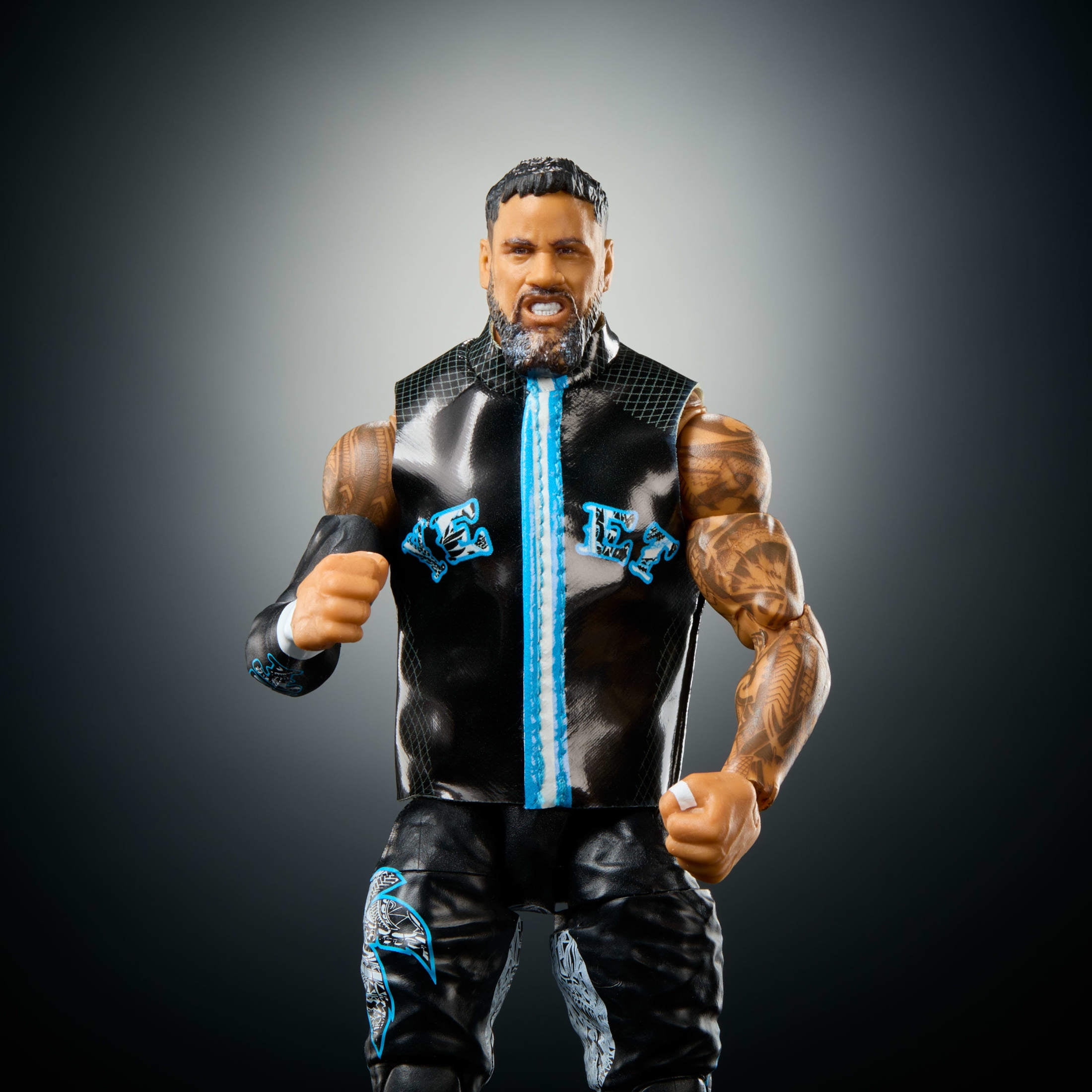 WWE Ultimate Edition Jey Uso Action Figure & Accessories Set, 6-inch Collectible Superstar