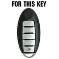 thumbnail image 3 of DON'T TOUCH MY KEY  2Pcs Silicone Remote Key Fob Cover Case for Nissan Altima Sentra Rogue 5 Button, 3 of 4