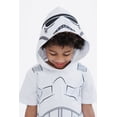 thumbnail image 3 of Star Wars Toddler Boys' Cosplay Hooded T-Shirt Stormtrooper White, 3 of 5
