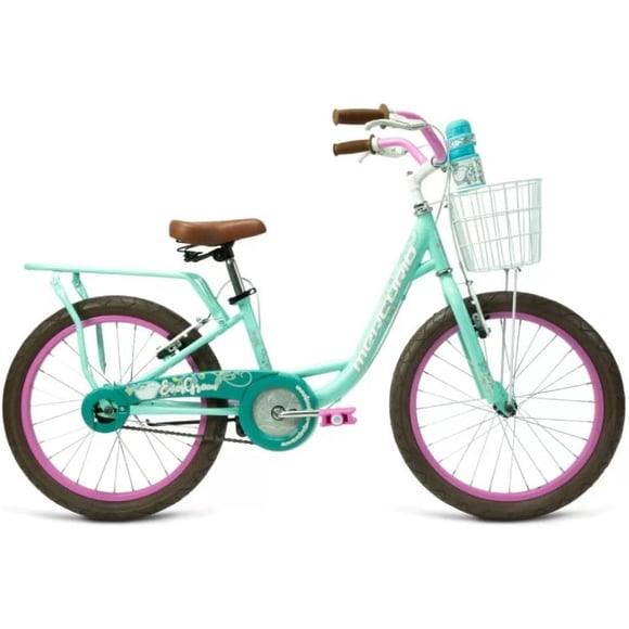 Bicicleta Infantil Mercurio Para Niñas Rodado 20 Modelo Evergreen Con Canasta