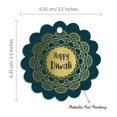 thumbnail image 6 of Inkdotpot Real Gold Foil Happy Diwali Tags Favor Hang Paper Tags 100 Piece, 6 of 7