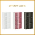 thumbnail image 5 of 7-Cube Bookcase, Bookshelf, Storage Organizer, Multi-Purpose Shelving Unit for Books, Clothes, Toys, Home Office, Living Room, Bedroom, Modern Design, Easy Assembly, 5 of 6