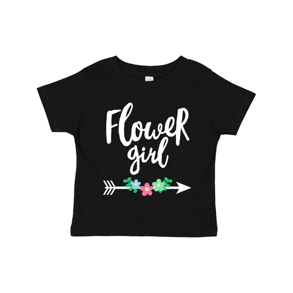 Inktastic Flower Girl with Arrow and Flowers Girls Toddler T-Shirt