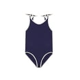 thumbnail image 5 of CAIXIA Girls One Piece Swimsuit Adjustable Strap Girls Bathing Suits Mermaid Bow Back Cute Ruffle Girls Swimsuit Size 7 Quickdry Girls Swimwear,90, 5 of 5