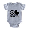 thumbnail image 1 of CafePress - FIN Peace Love Shih Tzu - Cute Infant Baby Football Bodysuit, 1 of 1