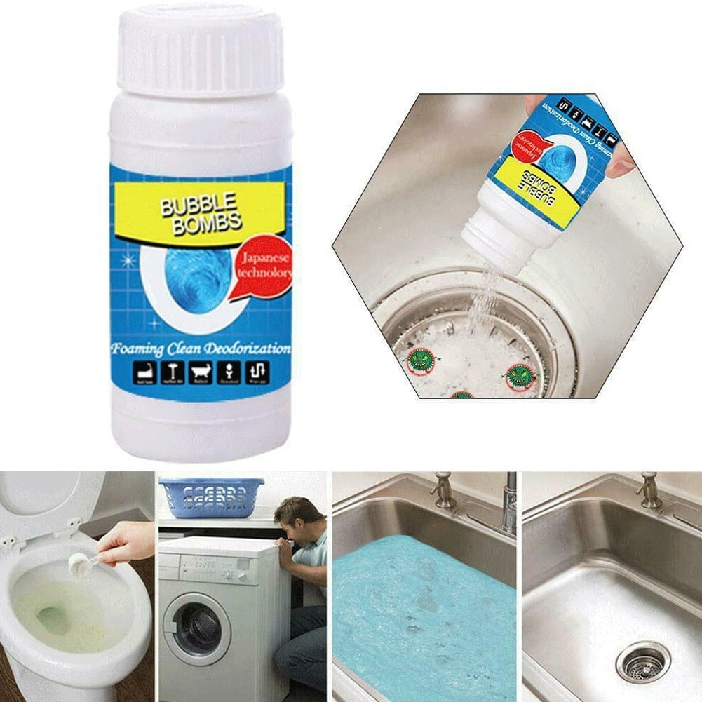 Magic Bubble Quick Foaming Toilet Cleaner Fast Drain Remover Hot Sink