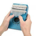 thumbnail image 3 of Garosa ‑K17S Kalimba Thumb Piano Mahogany Small Portable 17 Key For Beginner Practice, 3 of 8