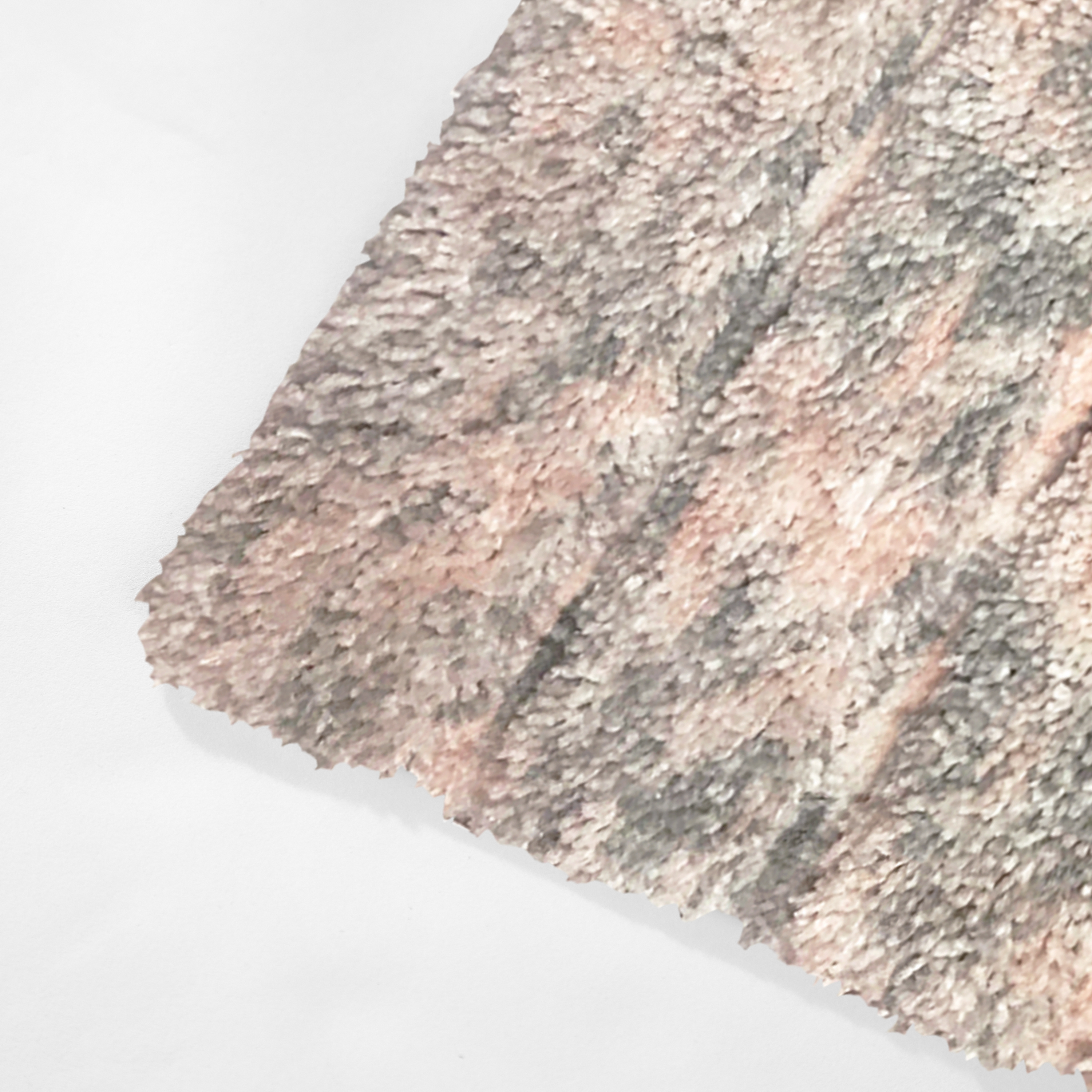 Blossom & Vine 2 Piece Space Dye Bath Rug, 17 x 24 & 20 x 30, Pink, Poly Cotton