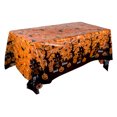 thumbnail image 2 of Halloween Tablecloth,Large Size Spider Web Table Cover for Halloween Parties, Scary Plastic Cobweb Table Cloth for Halloween Decorations Indoor Outdoor and Home Dinner, 2 of 7