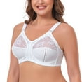 thumbnail image 5 of Women Minimizer Bra Comfort Wirefree Full Coverage Large Bust Non-Padded 48B, 5 of 8