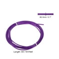 thumbnail image 2 of Uxcell 10Ft Speed Jump Rope Replacement Cable 2.5mm Professional Skipping Rope Steel Wire Replace Purple 3 Pcs, 2 of 6