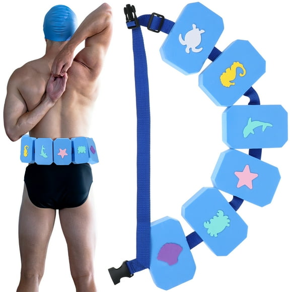 Bloques flotadores para piscina, cinturón de natación, cinturón de flotación de cintura, ayuda para entrenamiento, cinturón de ejercicios para natación