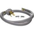 thumbnail image 4 of 50 Amp Dryer or Range Cord, 10-50 Plug, SRDT, 6/2+8/1, ETL Listed, Gray, 4ft Length, 4 of 5