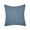 thumbnail image 6 of Ox Bay and Stacy Garcia 20" x 20" Blue/White Embroidered Geometric Cotton Adult Decorative Feather Filled Pillow, 6 of 7