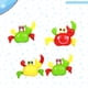 thumbnail image 5 of 4 piezas de dibujos animados de caricaturas juguete juguete divertidos Crabs de plástico Crabs Regalo de juguete para niños niños (rojo verde amarillo aleatorio), 5 of 6