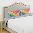 thumbnail image 5 of Ryvnso Satin Pillowcase Tie Dye Pattern Pillow Cases Standard Size 40x20in, 5 of 6