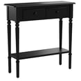 thumbnail image 3 of Leick Coastal Notions Table Console à 1 Tiroir avec Tablette, Noir Cygne, 3 of 3