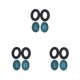 thumbnail image 5 of Bearachild 1 par de auriculares, almohadillas para los oídos, auriculares de cuero, reemplazo transpirable en la oreja para auriculares Bose Type1 NO1, 5 of 6