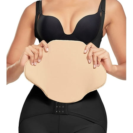 

Molutan Ab Board Post Surgery Liposuction Foam Op Flattening Abdominal Compression Board after Tummy Tuck / Lipo(Beige One Size)
