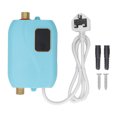 thumbnail image 1 of Calentador de agua instantáneo de 3000 W Calentador de agua eléctrico pequeño para cocina doméstica Enchufe británico 220 V Azul, 1 of 10
