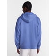 thumbnail image 4 of No Boundaries Boxy Oversized Fit Fleece Zip Hoodie Sweatshirt with Long Sleeves, Men's XS-4XLT, 4 of 6