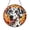 Acrylic 3.5 Inch, variant on Stained Glass Style Spotted Dog Window Suncatcher, Fantasy Animal Decorative Art Panel, Window Hanging Decor for Home