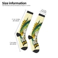 thumbnail image 2 of Susaid Bass Fish and Water Print Thermal Winter Socks for Men and Women, Warm Crew Hiking Socks, for Boots and Outdoor Activities, 2 of 6