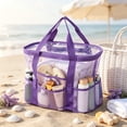 thumbnail image 4 of Fmbmuo Large Beach Tote Bags for Women with 9 Pockets, Mesh Travel Bags for Beach Pool Cruise Quick Dry, 4 of 4
